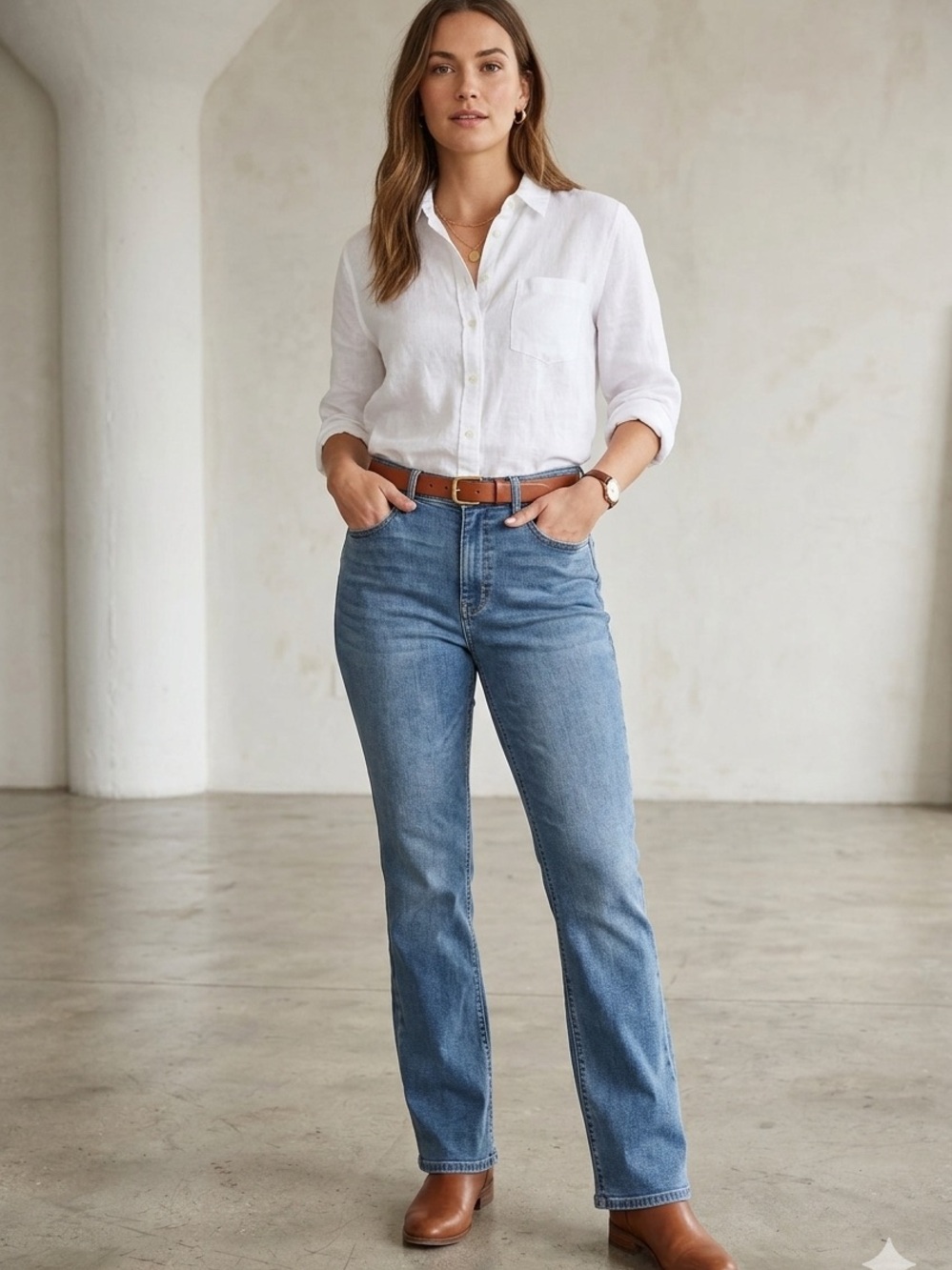 Free Assembly High Rise Boot Cut Jeans
